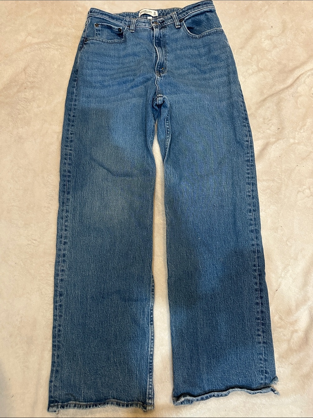 Abercrombie and Fitch 90s Relaxed Jean Curve Love High Rise Straight 10